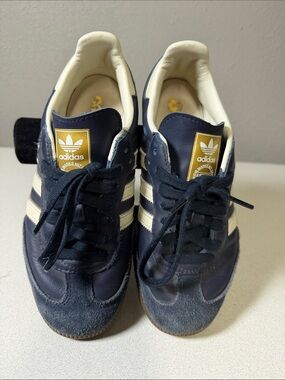 adidas gazelle silver green womens Vintage Adidas TR9 Sneakers Women's US 6  dla dushy